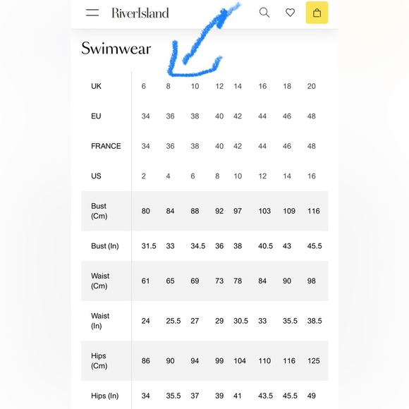 River Island Bardot Bandage Multicolor Bikini Top Size UK 8/ US 4 Striped - Picture 8 of 8